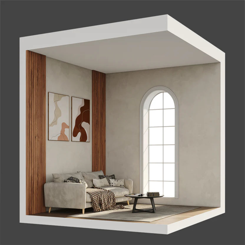Arch Window White