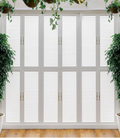 Louvered Window White