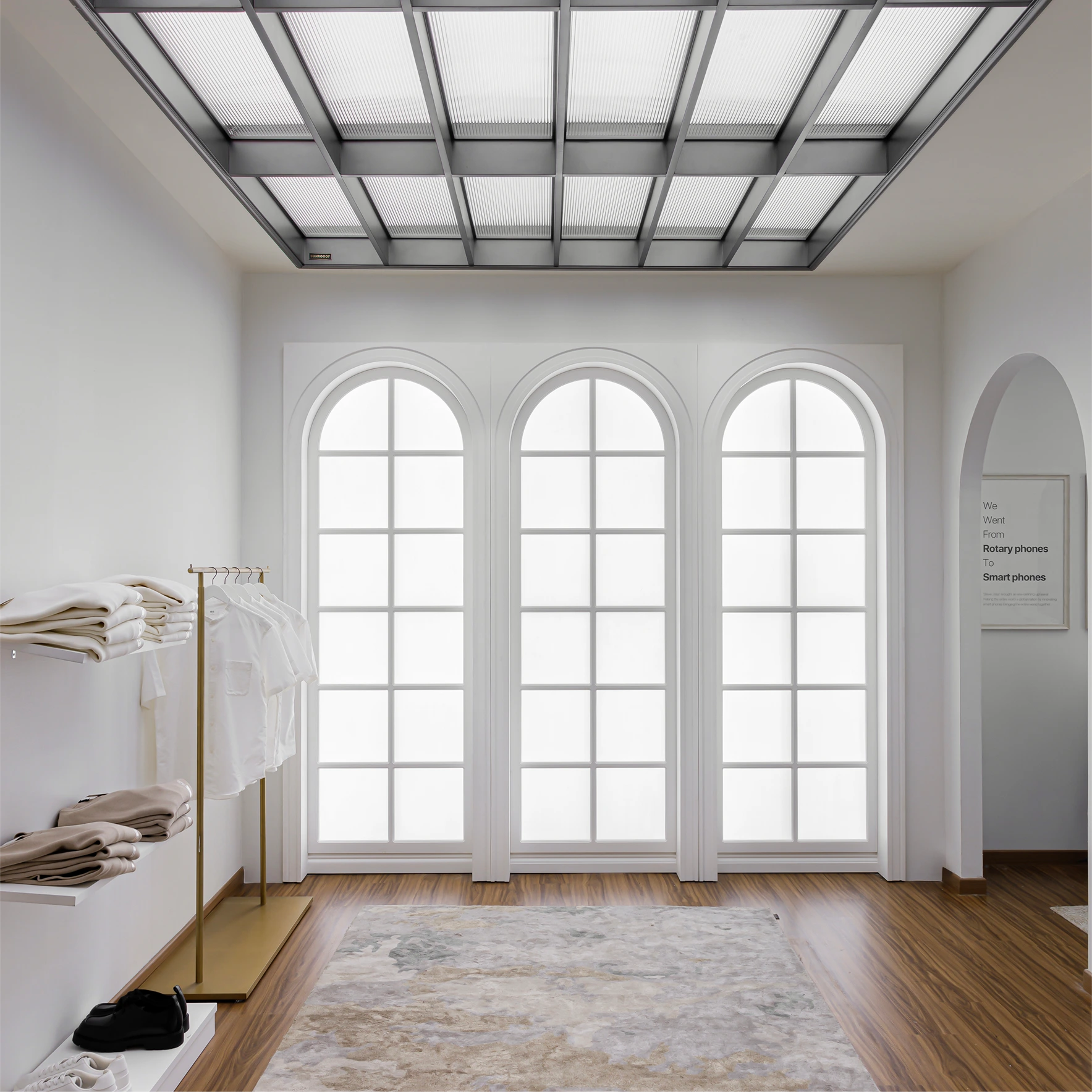 Arch Window White